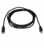 StarTech.com Cable de 2m USB-C a Mini USB-B - Cable Adaptador Macho a Macho - Negro