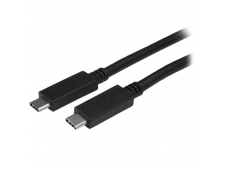 StarTech.com Cable de 2m USB-C macho a macho USB 3.1 Certificado con E...