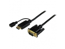 StarTech.com Cable de 3m Conversor Activo HDMI a VGA - Adaptador 1920x...