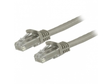 StarTech.com Cable de 3m Gris de Red Gigabit Cat6 Ethernet RJ45 sin En...