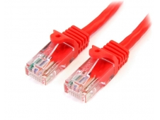 StarTech.com Cable de 3m Rojo de Red Fast Ethernet Cat5e RJ45 sin Enga...