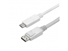 StarTech.com Cable de 3m USB-C a DisplayPort - 4K 60Hz - Blanco