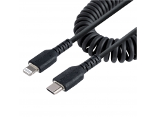 StarTech.com Cable de 50cm USB-C a Lightning MFi, Cable USB Tipo C Riz...