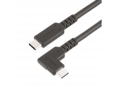 StarTech.com Cable de 50cm USB-C Resistente Acodado a la Derecha - USB...