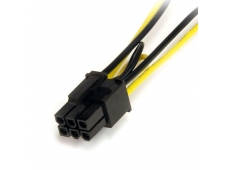 StarTech.com Cable de Alimentación Adaptador SATA a Conector PCIe 6 Pi...