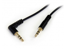 StarTech.com Cable de Audio Estéreo de Jack 3,5mm Acodado en Íngulo a...