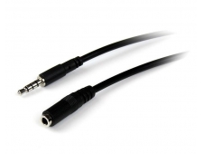 StarTech.com Cable de Extensión Alargador de Auriculares Headset Mini-...