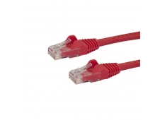 StarTech.com Cable de Red de 0,5m Rojo Cat6 UTP Ethernet Gigabit RJ45 ...
