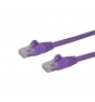 StarTech.com Cable de Red de 3m Púrpura Cat6 UTP Ethernet Gigabit RJ45 sin Enganches - N6PATC3MPL