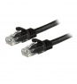 StarTech.com Cable de Red Ethernet Snagless Sin Enganches Cat 6 Gigabit 3m - Negro - N6PATC3MBK