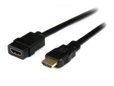 StarTech.com Cable Extensor HDMI Ultra HD 4k x 2k de 2m - Alargador Ma...