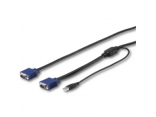 StarTech.com Cable KVM USB de 3 m para Consola de Montaje en Armario R...