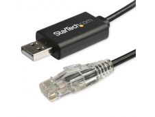 StarTech.com Cable Rollover para Consola Cisco - USB a RJ45 - 1.8m Neg...