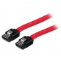 StarTech.com Cable SATA con Cierre de Seguridad de 6 pulgadas - Macho a Macho - 0.1524m Rojo 