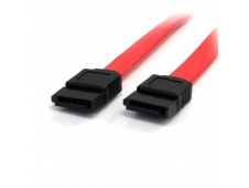 StarTech.com Cable sata III 7 pin hembra a hembra rojo SATA24