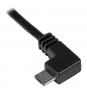 StarTech.com Cable USB 2.0 de 1m USB A macho a Micro USB B macho con conector acodado a la izquierda - Cable de Carga y Sincronización negro 
