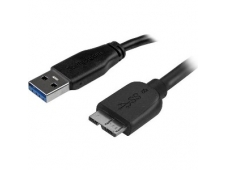 StarTech.com Cable USB 3.1 delgado de 15cm Usb A a Micro Usb b macho a...