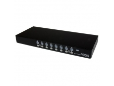 StarTech.com Conmutador Switch KVM 1U OSD y Cables 16 puertos USB A VÍ...