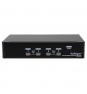 StarTech.com Conmutador Switch KVM 4 puertos VÍ­deo DisplayPort DP Hub Concentrador USB 2.0 Audio - 2560x1600 Negro