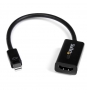 StarTech.com Conversor de VÍ­deo Mini DisplayPort a HDMI con Audio â€“ Adaptador Activo MDP 1.2 para MacBook Pro â€“ 4K 30Hz - Negro
