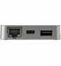 StarTech.com DKT31CHVL base para portátil y replicador de puertos Alámbrico USB 3.2 Gen 2 (3.1 Gen 2) Type-C Negro, Plata