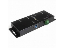 StarTech.com Hub Concentrador Industrial USB 3.0 SuperSpeed de 4 Puert...