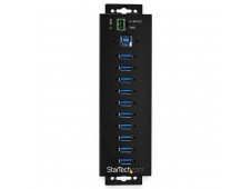 StarTech.com Hub Concentrador Ladrón USB 3.0 de 10 Puertos con Adaptad...