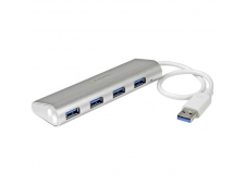StarTech.com hub Concentrador Portátil USB 3.1 de 4 Puertos - con Cabl...