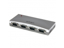 StarTech.com Hub Concentrador USB a 4 Puertos Serie RS232 - Ladrón Ser...