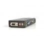 StarTech.com Juego de Conmutador Switch KVM 4 Puertos VÍ­deo VGA USB 2.0 con Cables y Audio - Negro