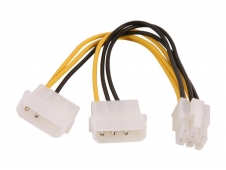 StarTech.com LP4PCIEXADAP Cable Adaptador de Alimentación de LP4 a PCI...