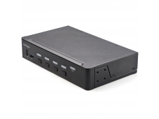 StarTech.com Switch Conmutador KVM de 4 Puertos HDMI 2.0 4K para 1 Mon...
