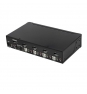 StarTech.com Switch KVM de 4 Puertos DisplayPort con Resolución de 4K a 60Hz - Negro