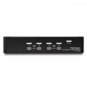 StarTech.com Switch KVM de 4 Puertos DisplayPort con Resolución de 4K a 60Hz - Negro
