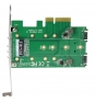 StarTech.com Tarjeta Adaptadora PCI Express 3.0 de 3 Puertos M.2 para SSD - 1x NVMe - 2x SATA III