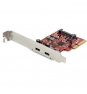 StarTech.com Tarjeta Adaptadora PCI Express de 2 Puertos USB-C 3.1 Gen 2 10Gbps