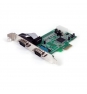 StarTech.com Tarjeta Adaptadora PCI Express PCIe de 2 Puertos Serie RS232 DB9 UART 16550 Serial