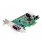 StarTech.com Tarjeta Adaptadora PCI Express PCIe Perfil Bajo de un Puerto Serie RS232 DB9 UART 16550