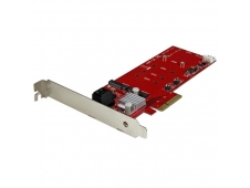 StarTech.com Tarjeta PCI Express Controladora de 2x SSD NGFF M.2 y 2x ...