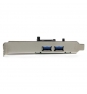 StarTech.com Tarjeta PCI Express de 2 Puertos USB 3.1 SuperSpeed con UASP y Alimentación SATA - Adaptador Interno