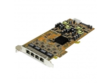 StarTech.com Tarjeta PCI Express de Red Ethernet Gigabit con 4 Puertos...