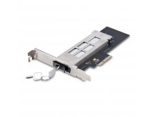 StarTech.com Tarjeta PCIe x4 a SSD NVMe M.2 - Rack Móvil Backplane con...