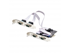 StarTech.com Tarjeta Serie PCI Express de 4 Puertos DB9 - Serial RS232...