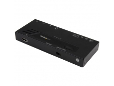 StarTech.com VS421HD4KA interruptor de video HDMI - negro 