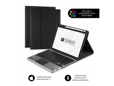 SUBBLIM Keytab Pro Funda Tablet con teclado retroiluminado  bluetooth ...