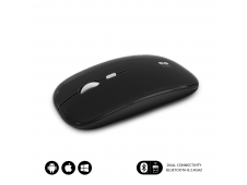 SUBBLIM Ratón Í“ptico Inalámbrico 2.4G y Bluetooth Dual Flat Mouse Rec...