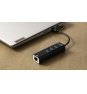 Sveon SCT240 hub de interfaz USB 3.2 Gen 1 (3.1 Gen 1) Type-A 5000 Mbit/s Negro