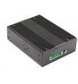 Switch Conmutador Industrial StarTech.com ethernet gigabit 6 Puertos 4x RJ45 PoE 2 Ranuras SFP PoE+ de 30W 12-48VDC DIN negro IES1G52UP12V