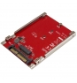 TARJETA ADAPTADOR PCI EXPRESS CTLR M.2 A U.2 PARA SSD NVME M.2 IN U2M2E125