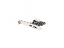  TARJETA PCI E LANBERG 2X USB3.1 CONECTOR ALIMENTACION MOLEX 4 PINES HEMBRA PCE-US3-002